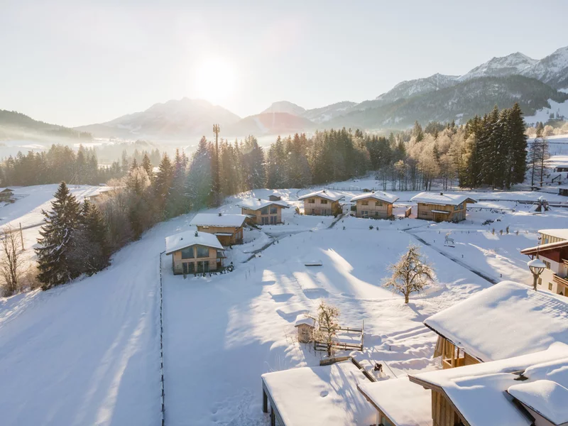 Chalets im Winter