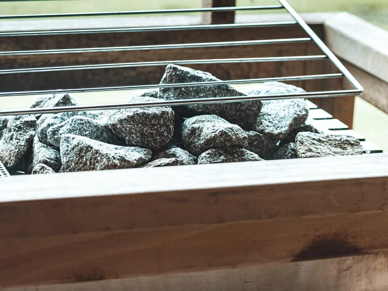 sauna heater with stones