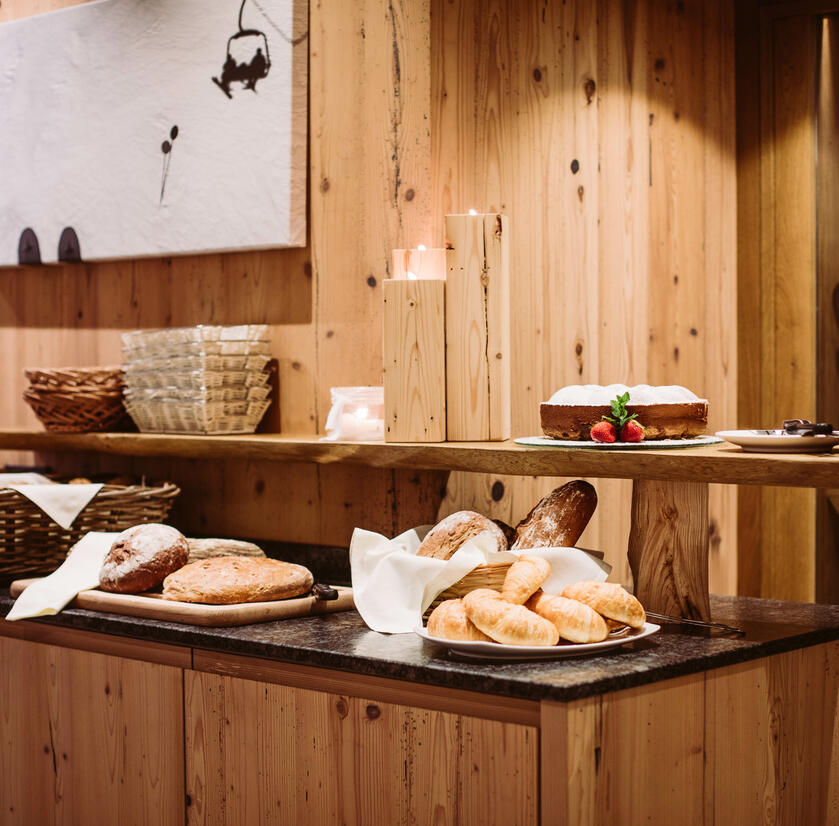 Hotel Chalets Grosslehen Frühstücksbuffet Frühstücksbuffet