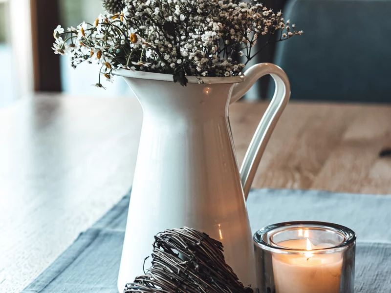Vase mit Blumen