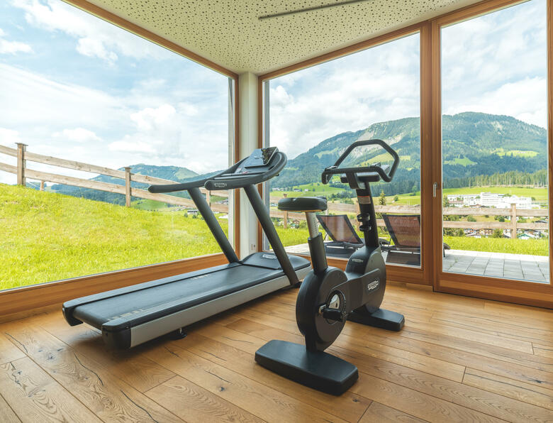 Hotel Chalets Grosslehen Fitnessraum Fitnessraum