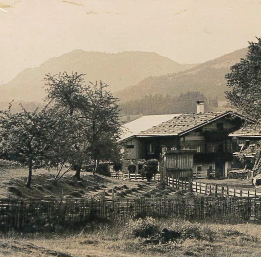 historisches Bild eines Hofs